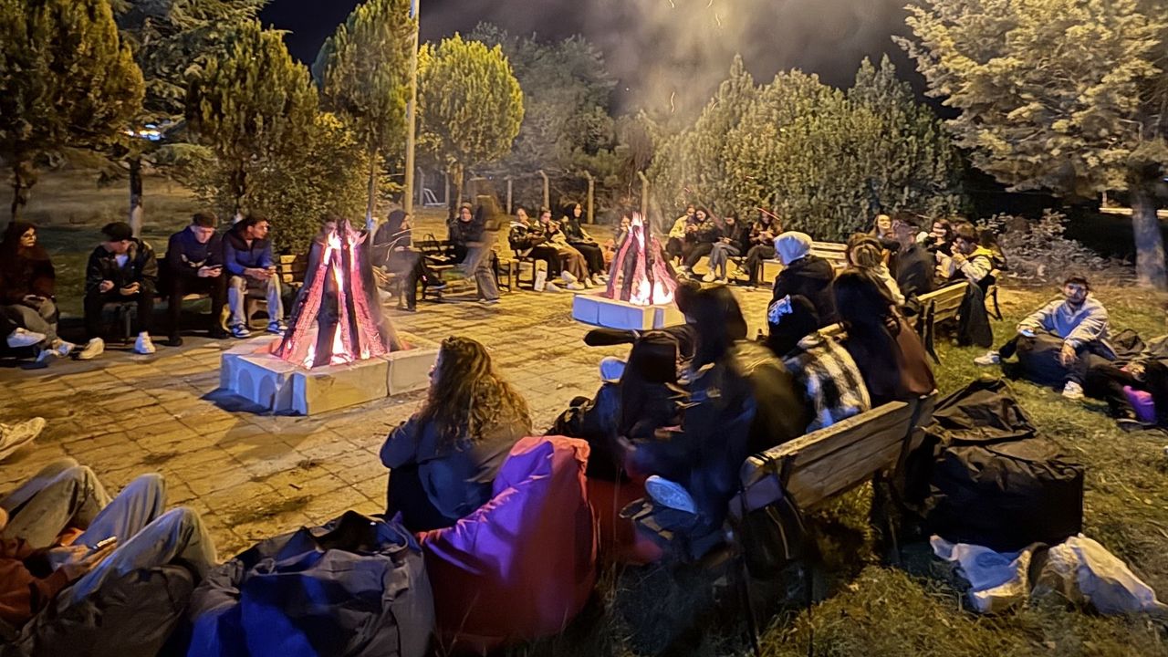 Pınarhisar Meslek Yüksekokulu’nda Kamp Ateşi Coşkusu