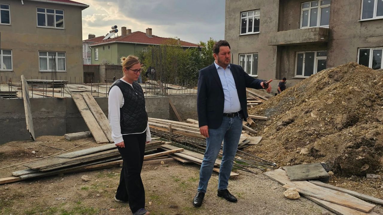 Başkan Talay Üstyapı Çalışmalarını Yerinde İnceledi
