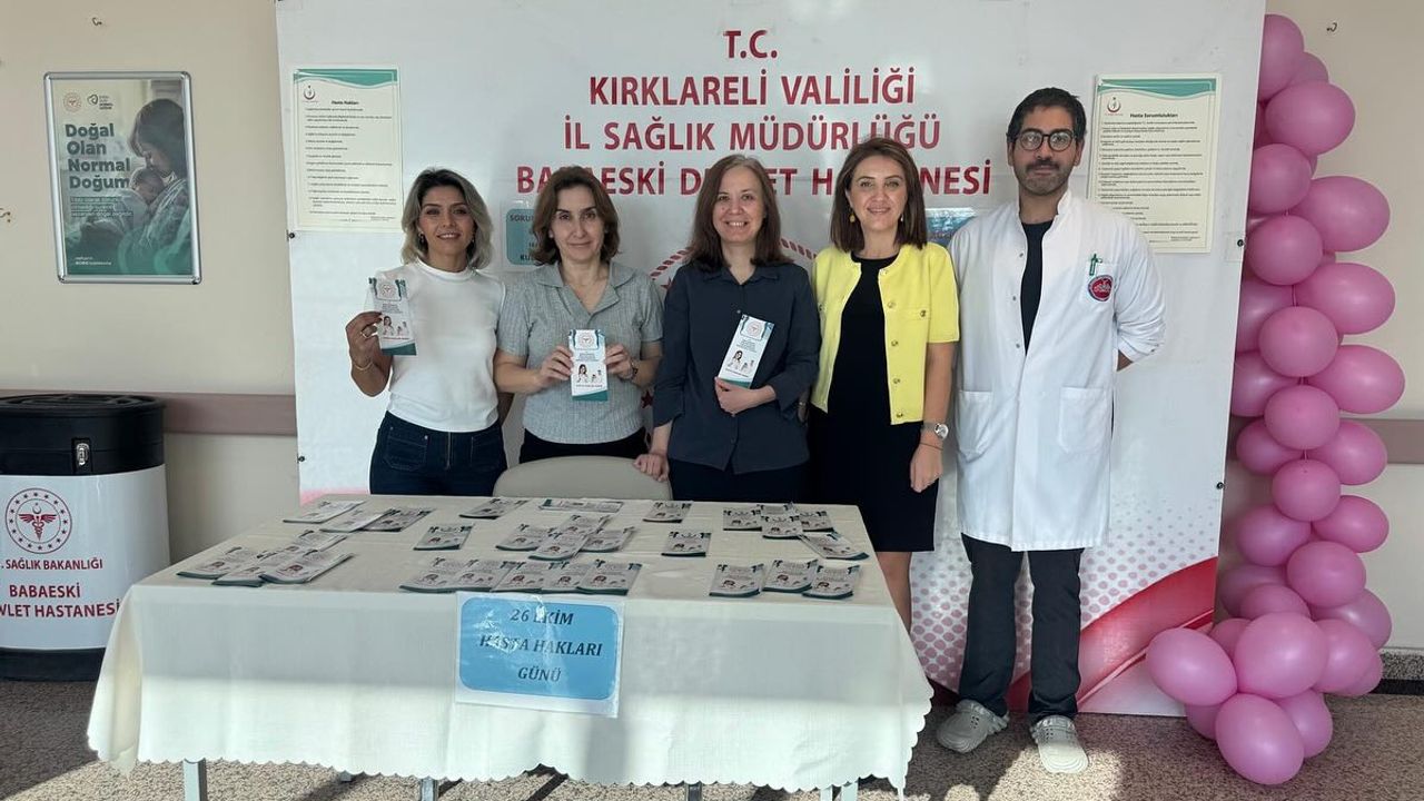 Babaeski’de Hasta Hakları Günü Etkinliği Yapıldı