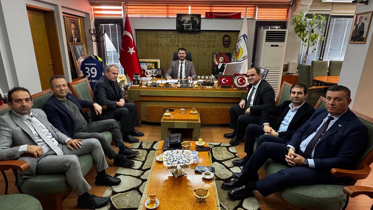 TCDD Heyetinden Başkan Fırat Yayla’ya Ziyaret