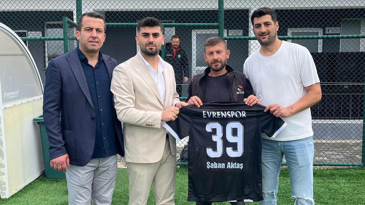 Evrensekiz Evrenspor’dan Esnaf Şaban Aktaş’a Teşekkür