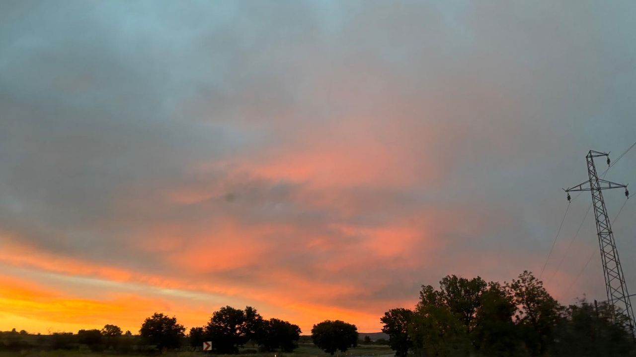 Kırklareli’nde Gün Batımı Göz Kamaştırdı