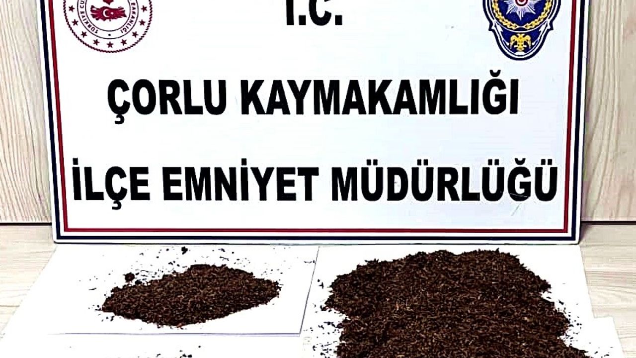 Çorlu'da uyuşturucu operasyonu: 1 tutuklama