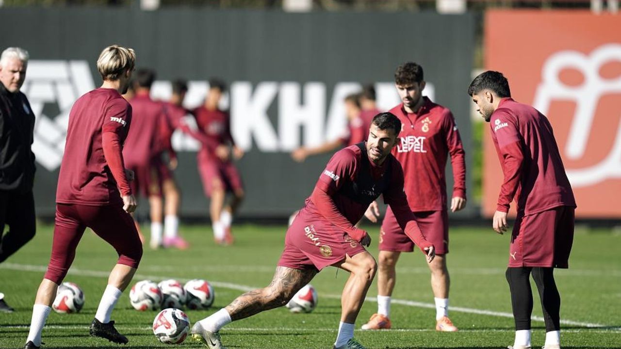 Galatasaray, Trabzonspor maçının hazırlıklarını sürdürdü