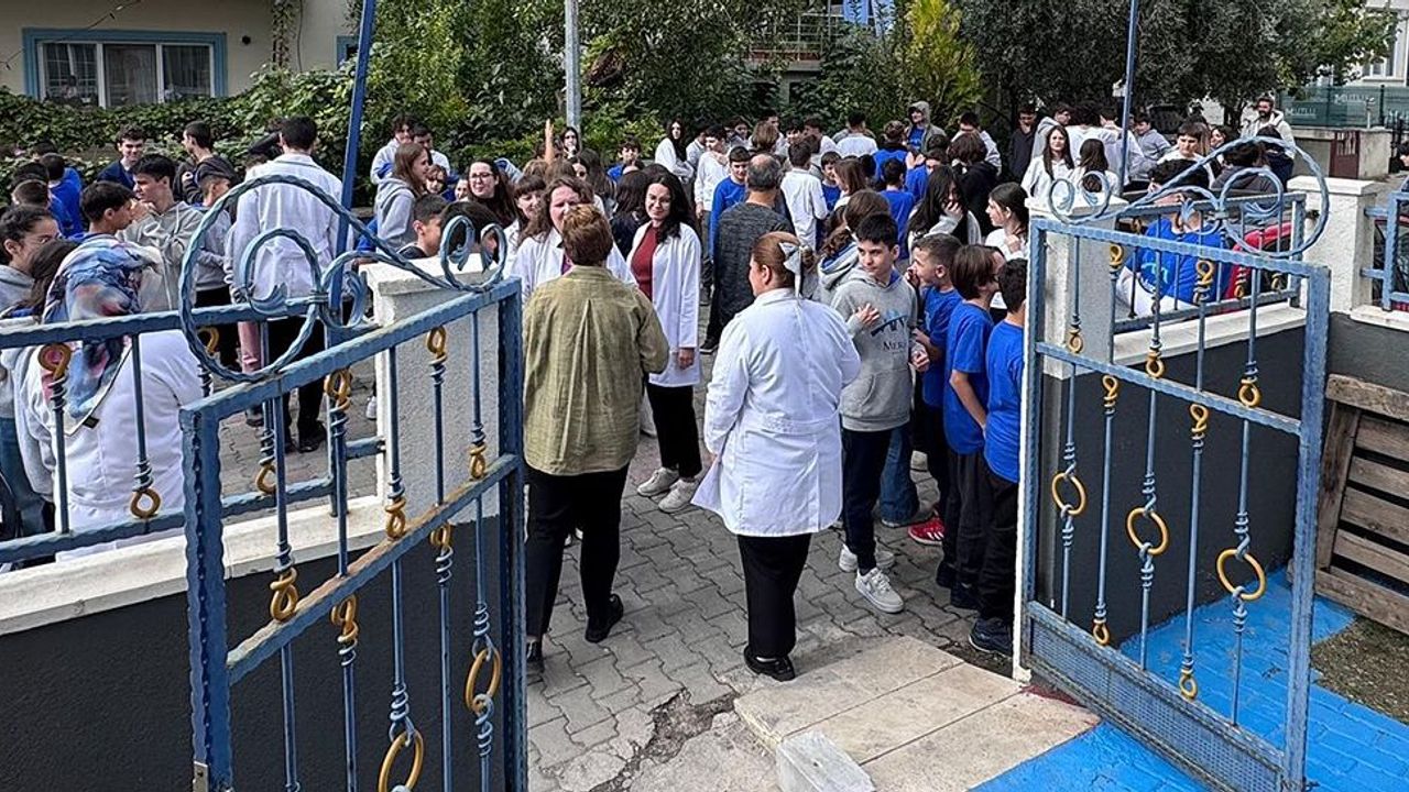 Öğrencilerle Tatbikat Gerçekleştirildi