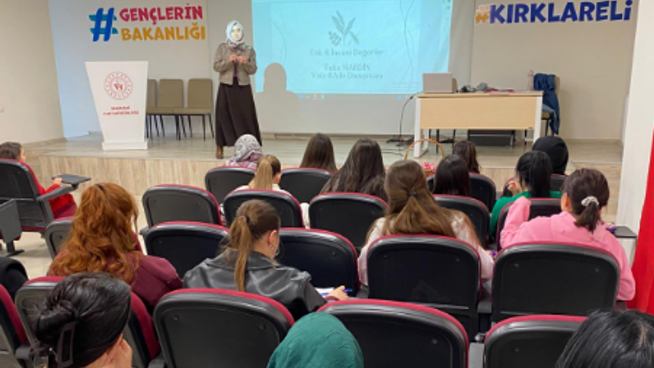 Babaeski’de Öğrencilere “Etik ve İnsani Değerler” Atölyesi