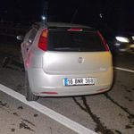 Bariyere çarpan otomobilin sürücüsü yaralandı