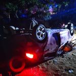 Keşan'da takla atan otomobildeki 4 kişi yaralandı
