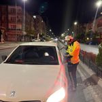 Kayseri'de otomobiliyle uyuyakalan sürücüye 25 bin TL idari para cezası yazıldı