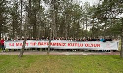 "14 Mart Tıp Bayramı" İçin Yürüdüler