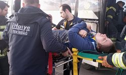Tekirdağ'da işçi servisi askeri personel taşıyan servise çarptı: 16 yaralı