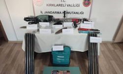 Kırklareli'nde define arayan 4 kişi yakalandı