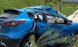 Çanakkale'de kontrolden çıkan araç takla attı: 1 ölü, 1 yaralı