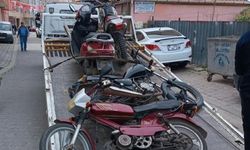 Babaeski'de trafik denetimi: 6 motosiklet trafikten men edildi