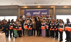 Edirne'de AFAD gönüllüleri sertifikalarını aldı