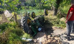 Tır ile traktör çarpıştı: 1 yaralı