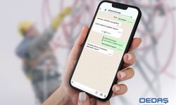 OEDAŞ, tüketicileriyle  WhatsApp üzerinden yazışıyor