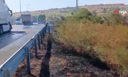 Silivri'de otluk alanda çıkan yangın kontrol altına alındı