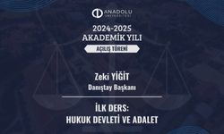 Yeni Akademik Yıl'ın ilk dersi Danıştay Başkanı'ndan