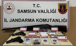 Jandarma ekipleri silah, mühimmat ve uyuşturucu madde ele geçirdi