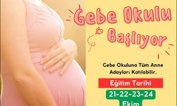 Gebe Okulu Eğitimi Kayıtları Başladı