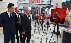 Kaymakam Yüce, Atatürk ve Cumhuriyet Sergisi Açılışına Katıldı