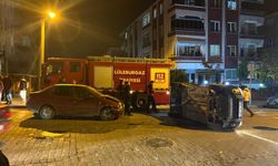 Lüleburgaz'da trafik kazası: 1 yaralı