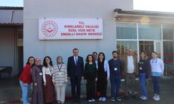 Başkan Özalp’ten Engelli Bakım Merkezine Ziyaret