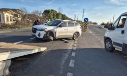 Tekirdağ'da iki aracın karıştığı kazada 6 kişi yaralandı