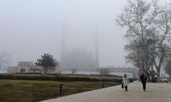 Edirne'de sis etkili oldu, görüş mesafesi düştü