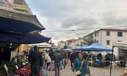 Kırklareli'nde Cumartesi Pazarı Yoğunluğu