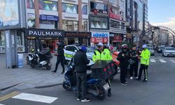 Çorlu’da motosikletliler denetlendi