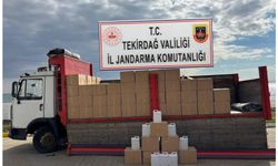 Tekirdağ’da 5 ton etil alkol ve binlerce kaçak tütün malzemesi ele geçirildi