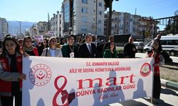 Osmaniye'de 8 Mart Dünya Kadınlar Günü dolayısıyla yürüyüş düzenlendi