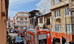 Tekirdağ'da metruk binada yangın