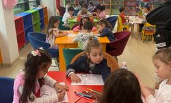 Miniklerden Kütüphane Ziyareti