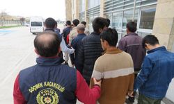 Kırşehir'de 18 düzensiz göçmen yakalandı