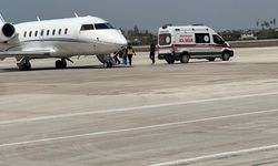 Kalp hastası bebek uçak ambulansla İstanbul’a sevk edildi