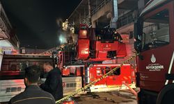 Zeytinburnu'nda conta atölyesinde çıkan yangın söndürüldü