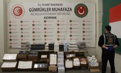 Kapıkule'de milyonlarca liralık kaçak eşya ele geçirildi