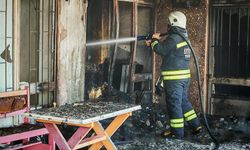 Tekirdağ’da depo yangını