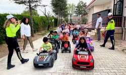 Kulu'da anaokulu öğrencilerine trafik güvenliği eğitimi