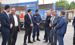Karapınar'da çiftçilere reflektör dağıtıldı