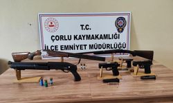 Tekirdağ'da uyuşturucu ve silah operasyonlarında 32 aranan kişi yakalandı