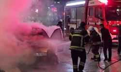 Kontağı çevirir çevirmez otomobil yanmaya başladı