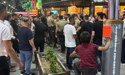 Ehliyetsiz motosiklet sürücüsünü yakalayan bekçiler ile vatandaşlar arasında gerginlik