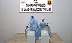 Tekirdağ’da jandarmadan kaçak içki ve ruhsatsız silah operasyonu