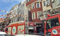 Tekirdağ'da otelde yangın paniği