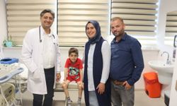 4 yaşındaki Yusuf'un delik kalbi, anjiyografik yöntemle kapatıldı