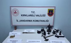 Kırklareli ve Tekirdağ'da eş zamanlı kaçak kazı operasyonu